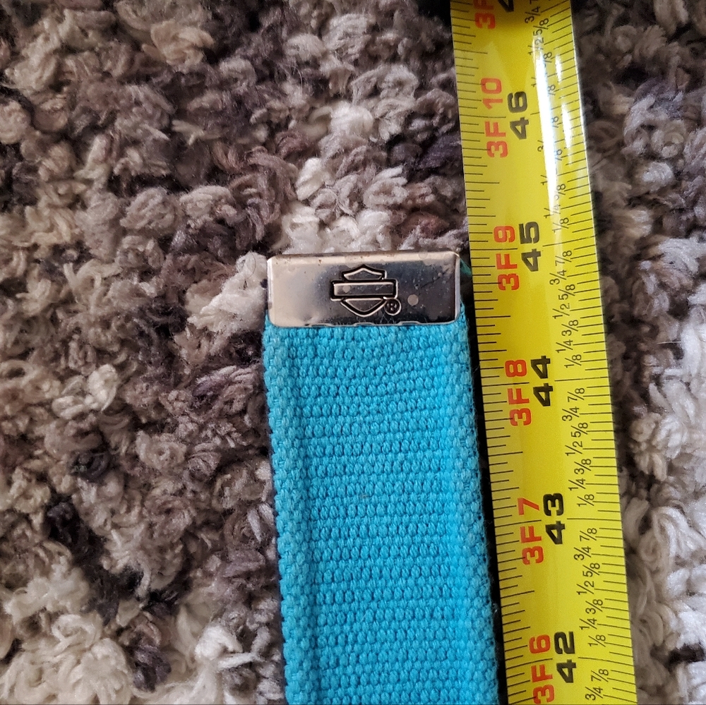 Vintage Harley Davidson Grommet Belt Unisex Gem